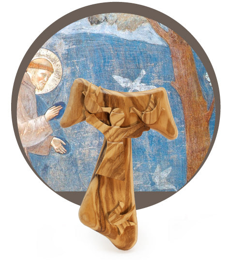Tau in legno di Ulivo - D'Olivo