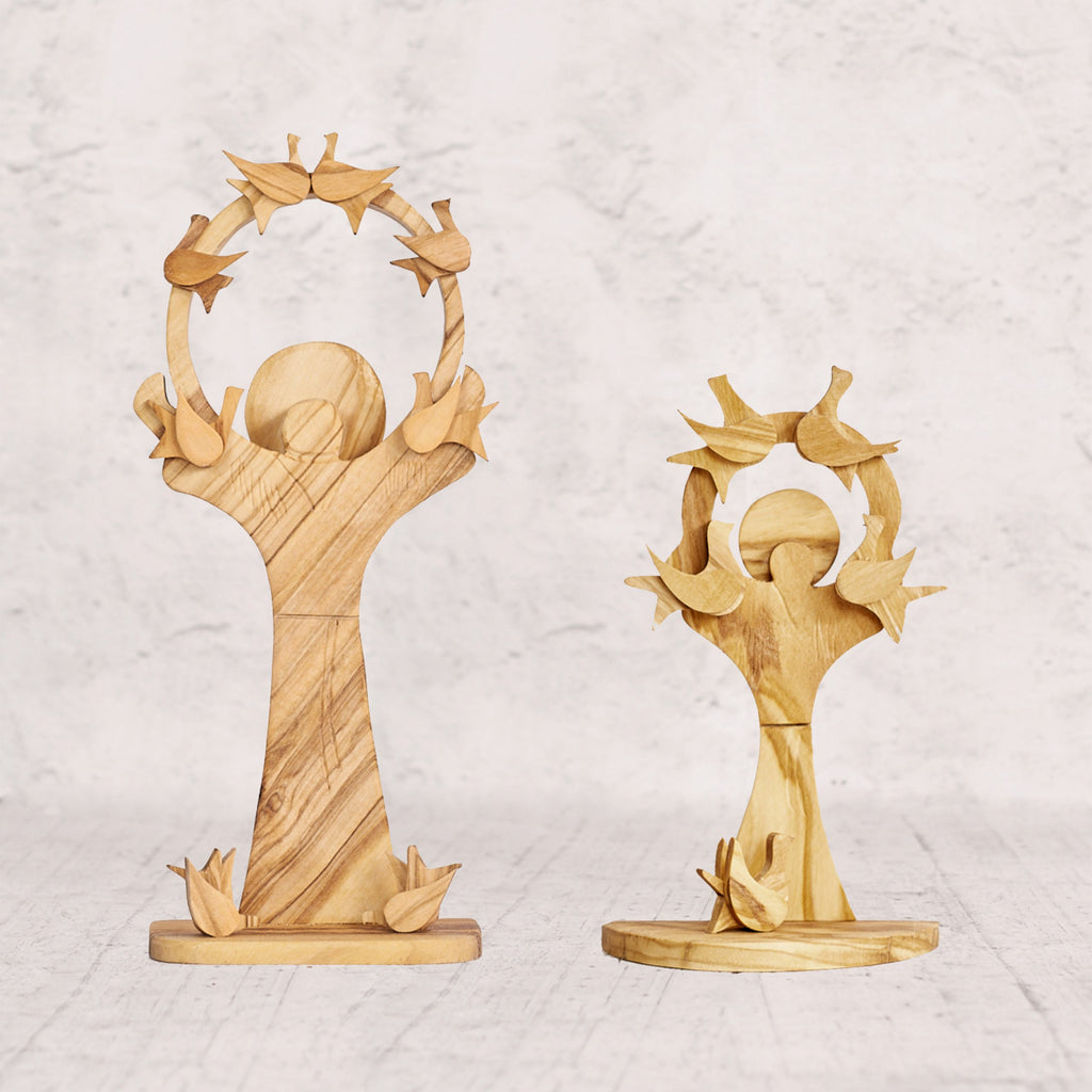 Cantico delle creature in legno di ulivo