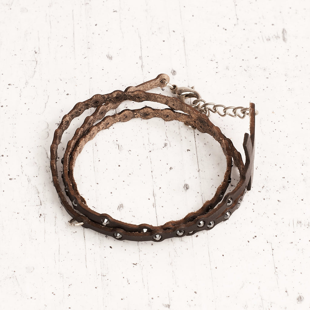 Bracciale cuoio Etna