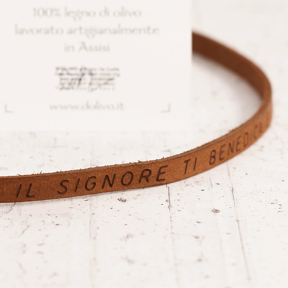 Bracciale con benedizione di S. Francesco