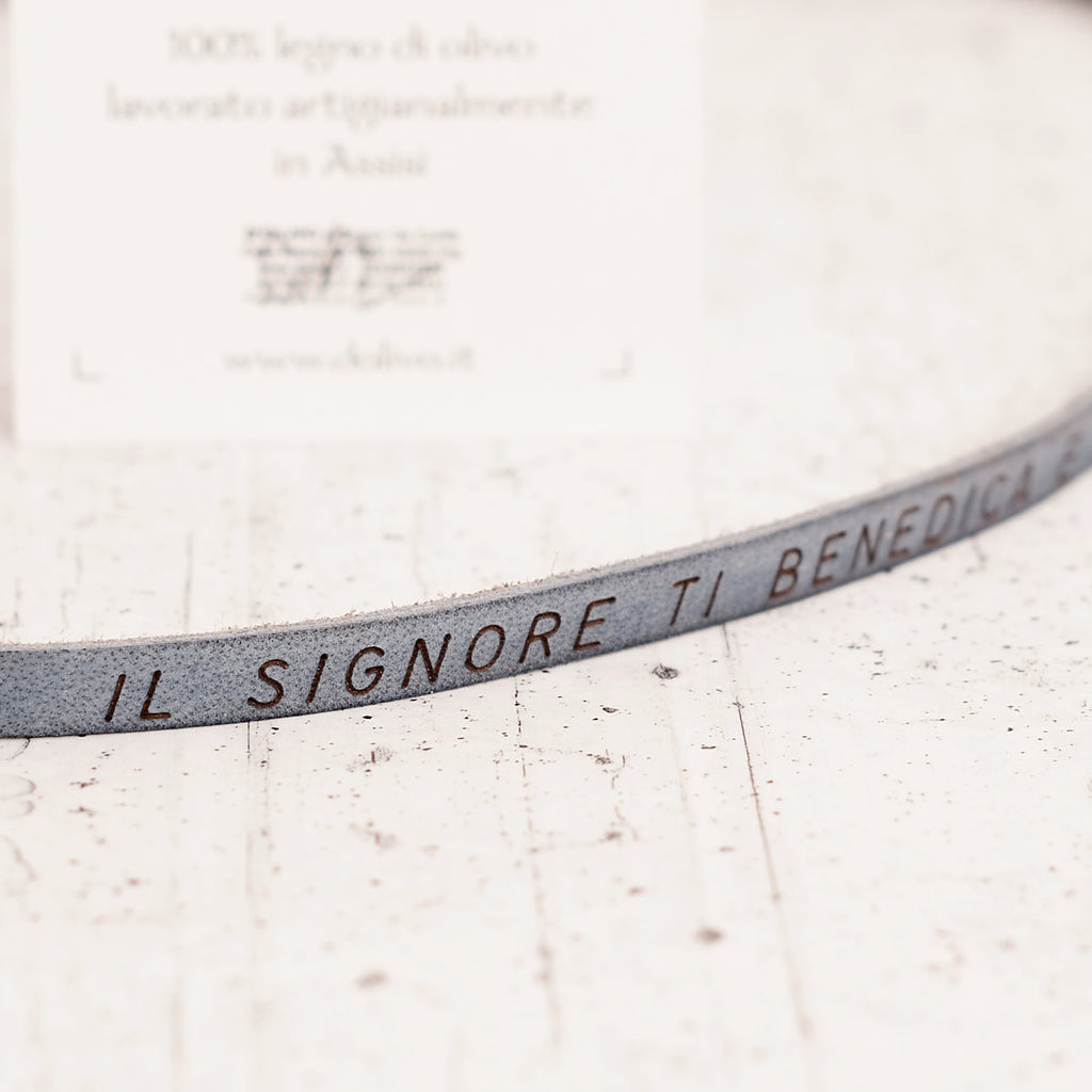 Bracciale con benedizione di S. Francesco