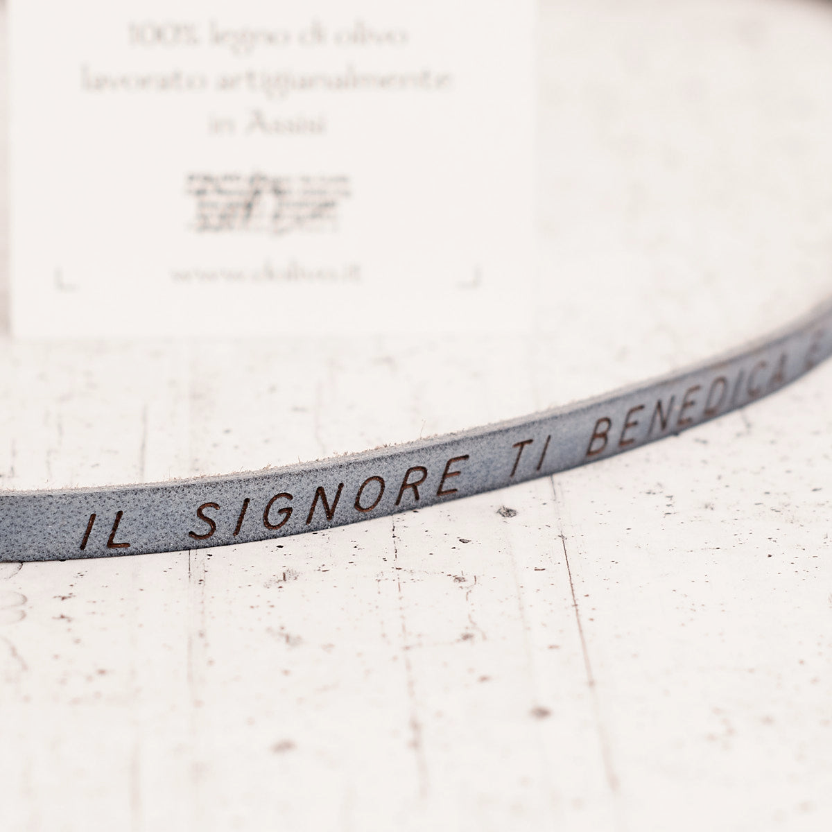 Bracciale con benedizione di S. Francesco