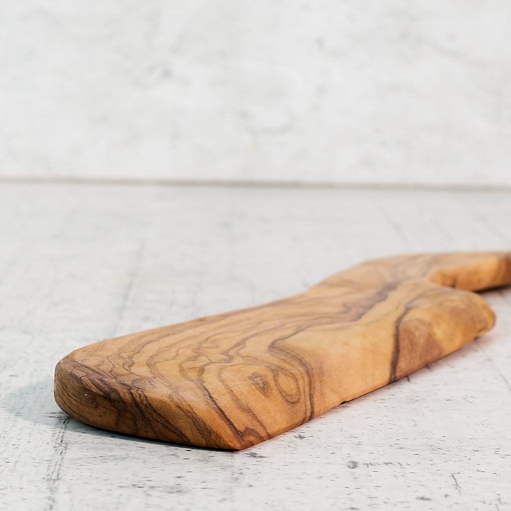 Coltello per verdure-polenta in legno di olivo