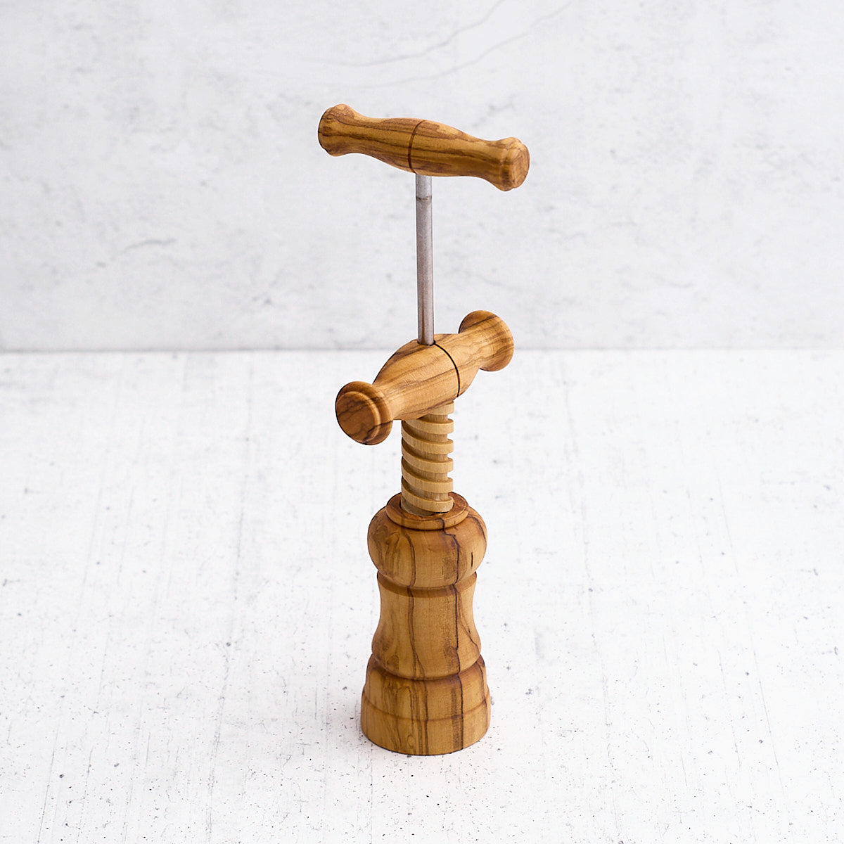 Cavatappi a vite in legno di olivo
