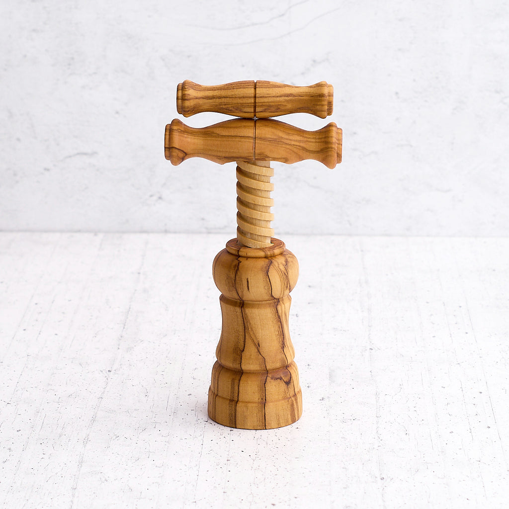 Cavatappi a vite in legno di olivo