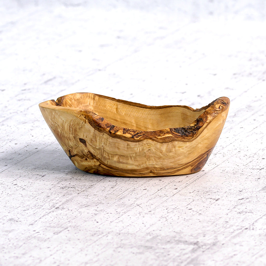 Ciotolina rustica in legno di olivo