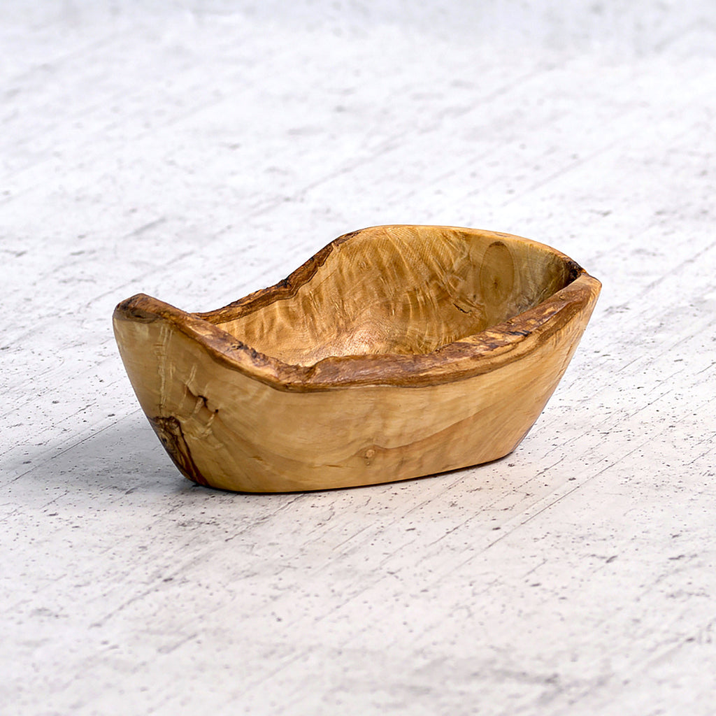 Ciotolina rustica in legno di olivo