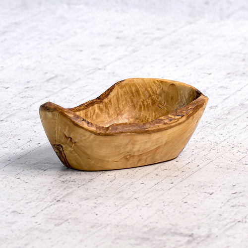Ciotolina rustica in legno di olivo
