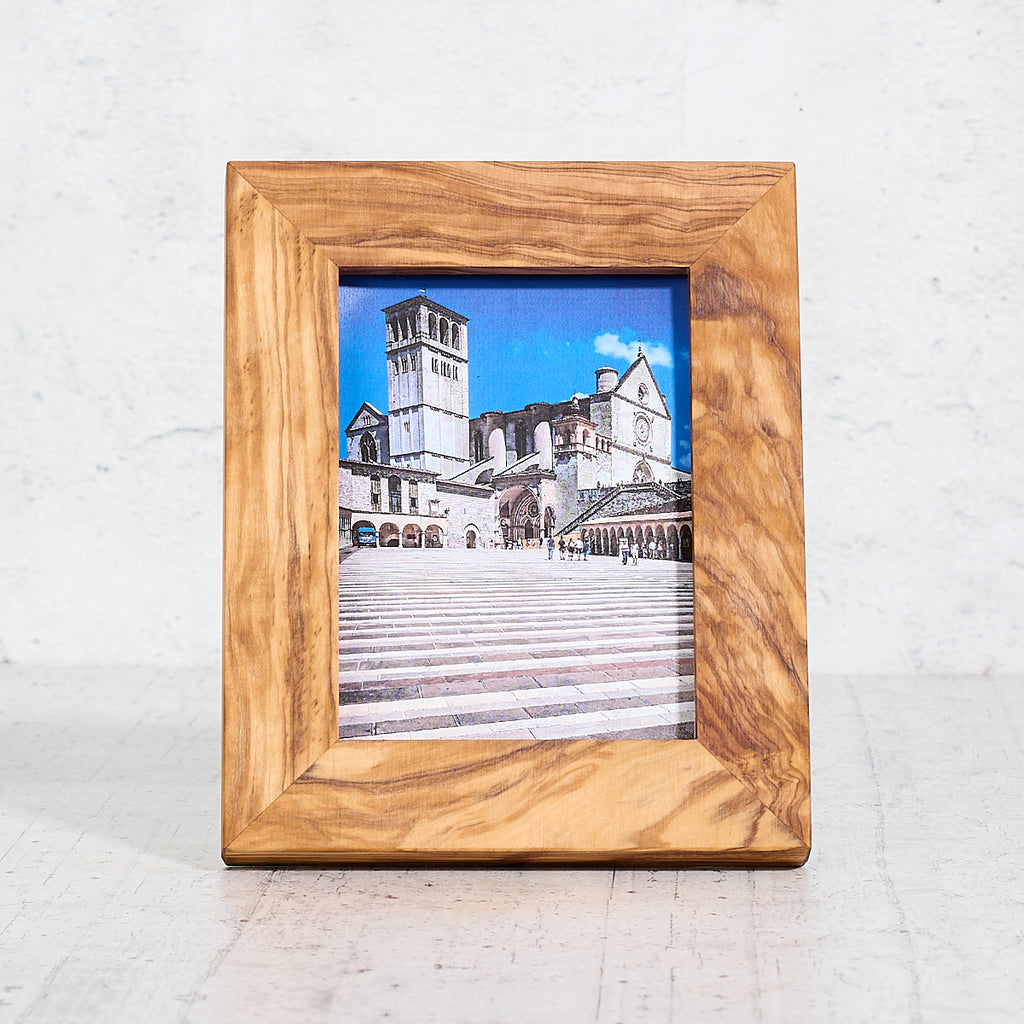 Porta foto in legno di ulivo