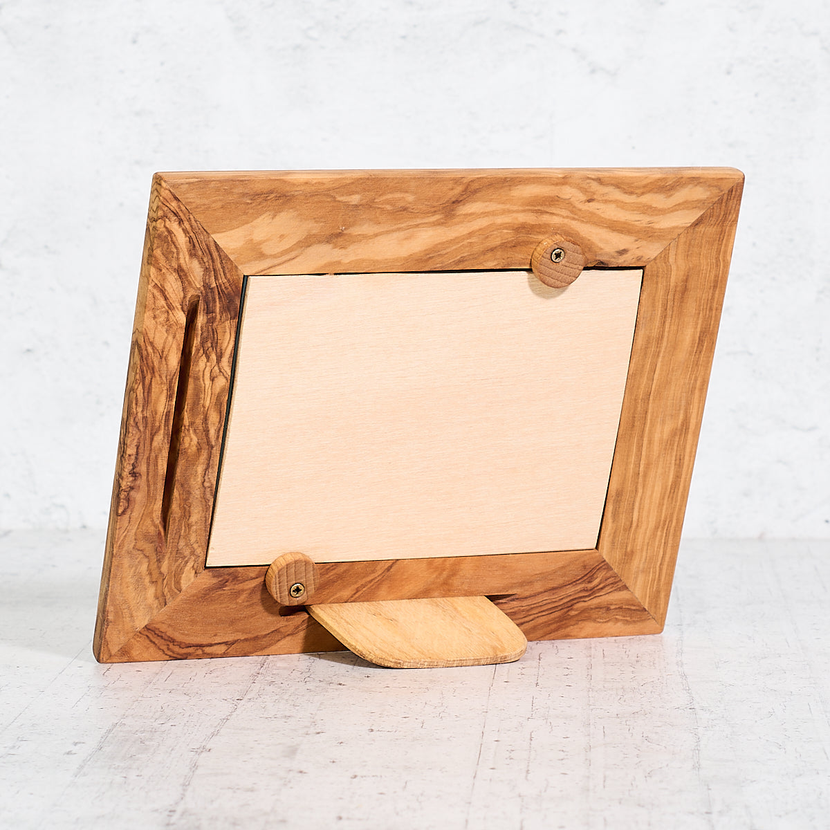 Porta foto in legno di ulivo