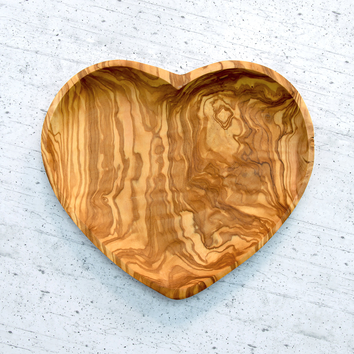 Antipastiera Cuore in Legno d'Ulivo Artigianale