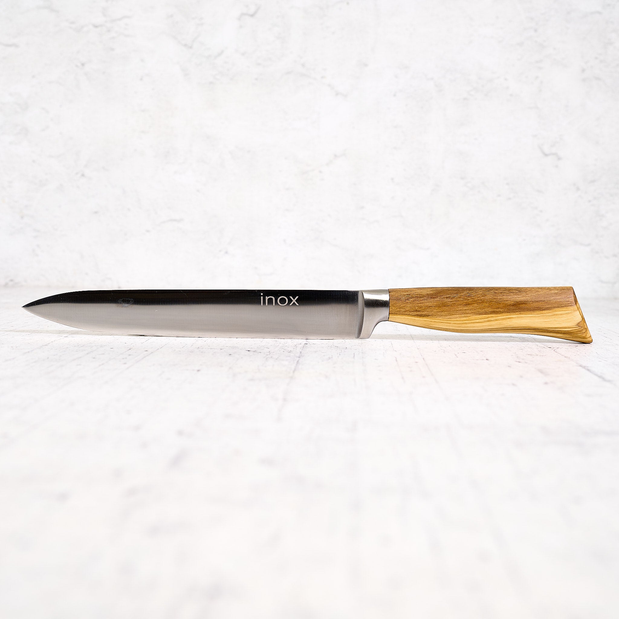 Coltelli da cucina con manico in legno di ulivo