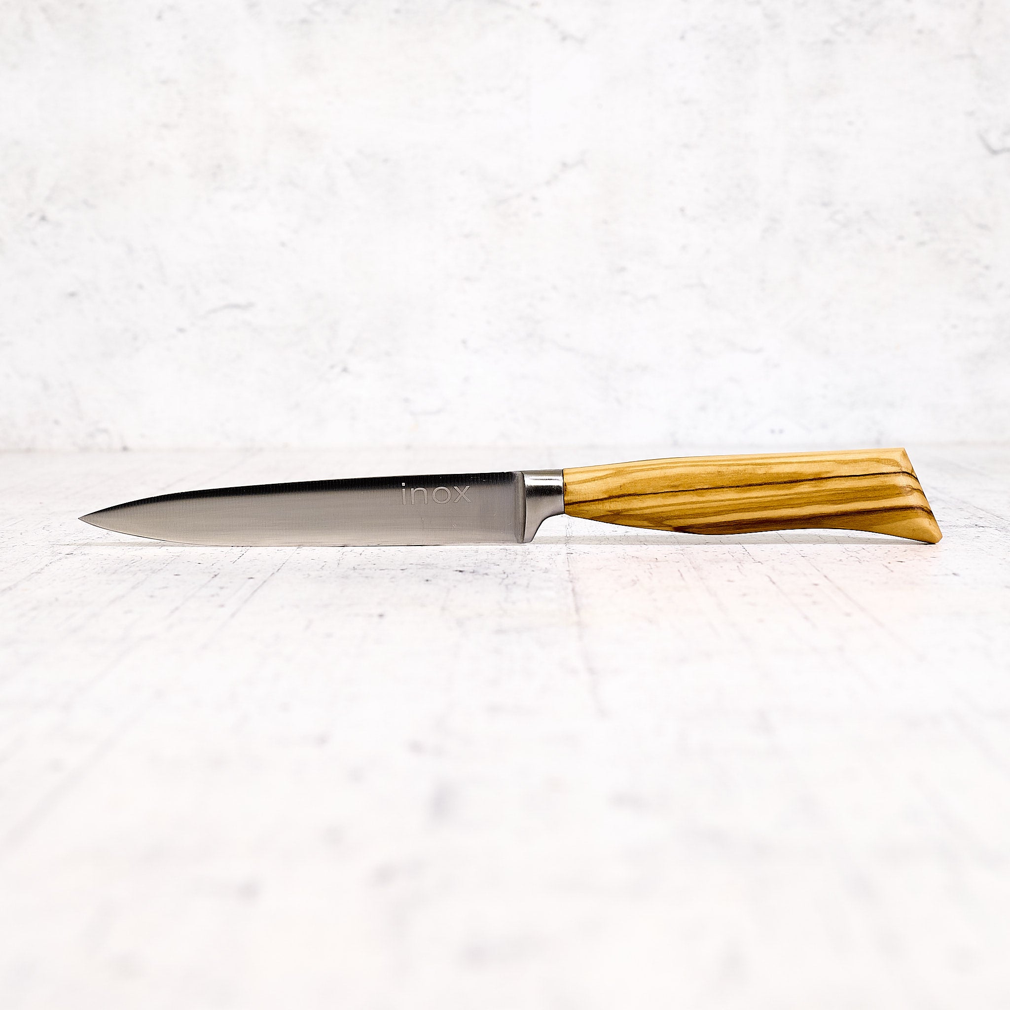 Coltelli da cucina con manico in legno di ulivo
