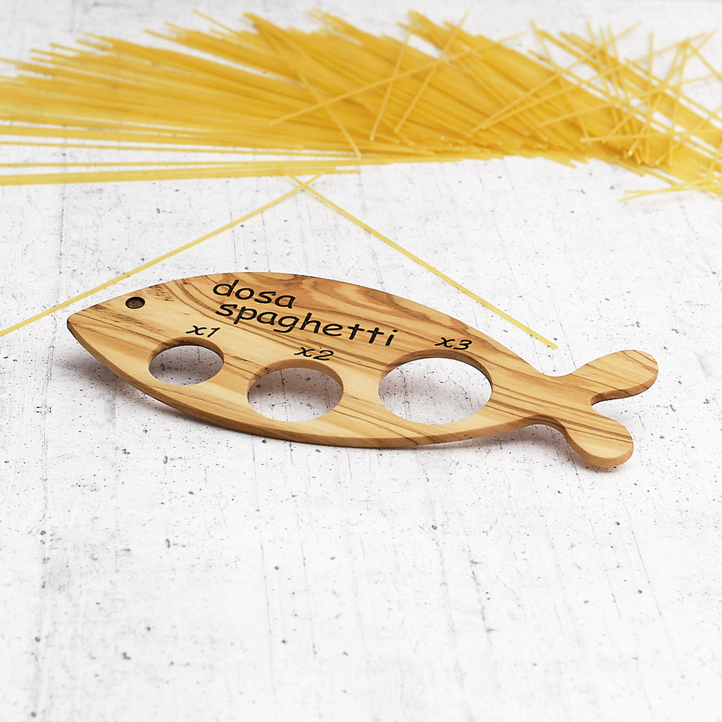 Dosa spaghetti in legno di olivo