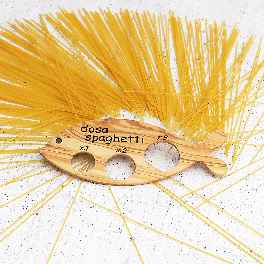 Dosa spaghetti in legno di olivo