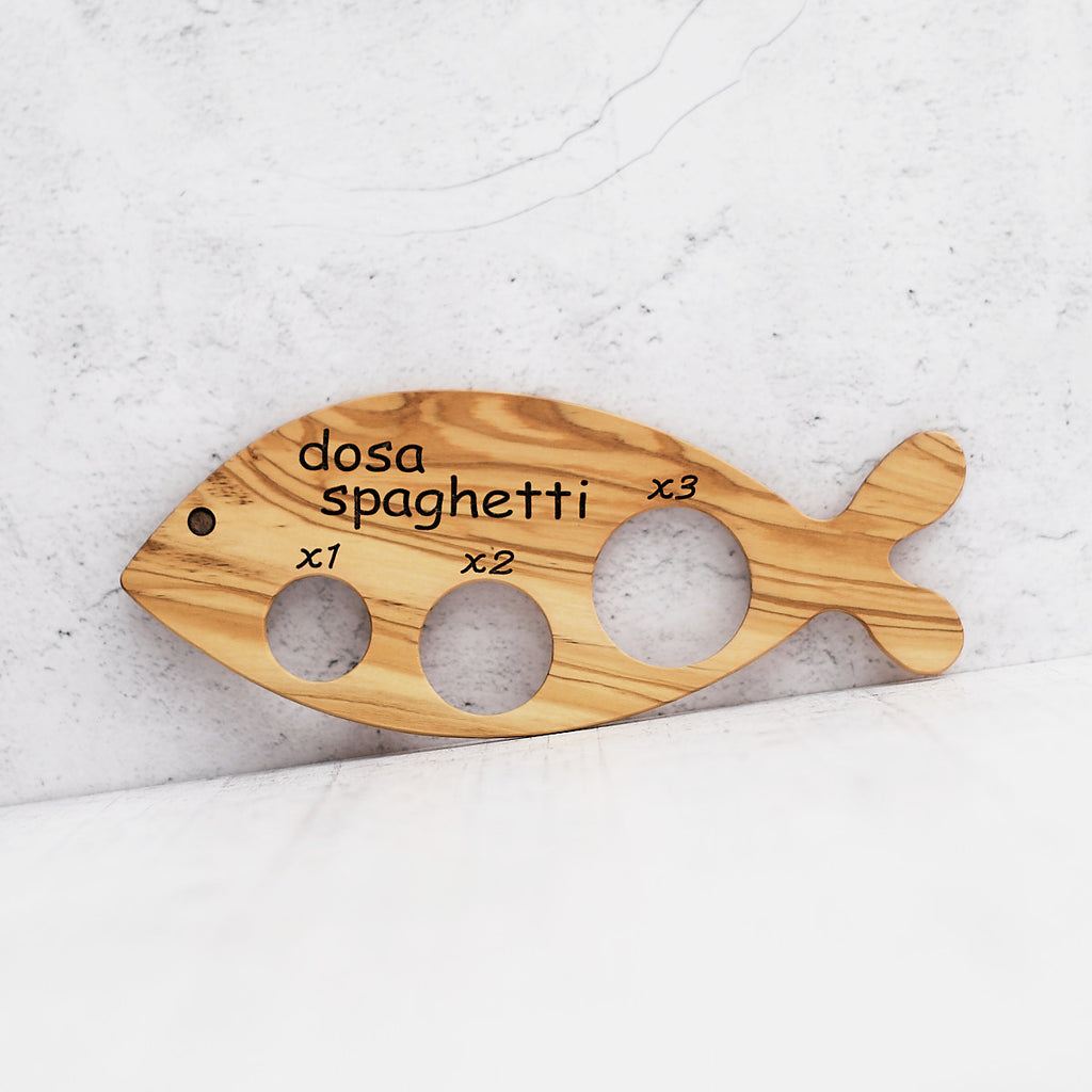 Dosa spaghetti in legno di olivo