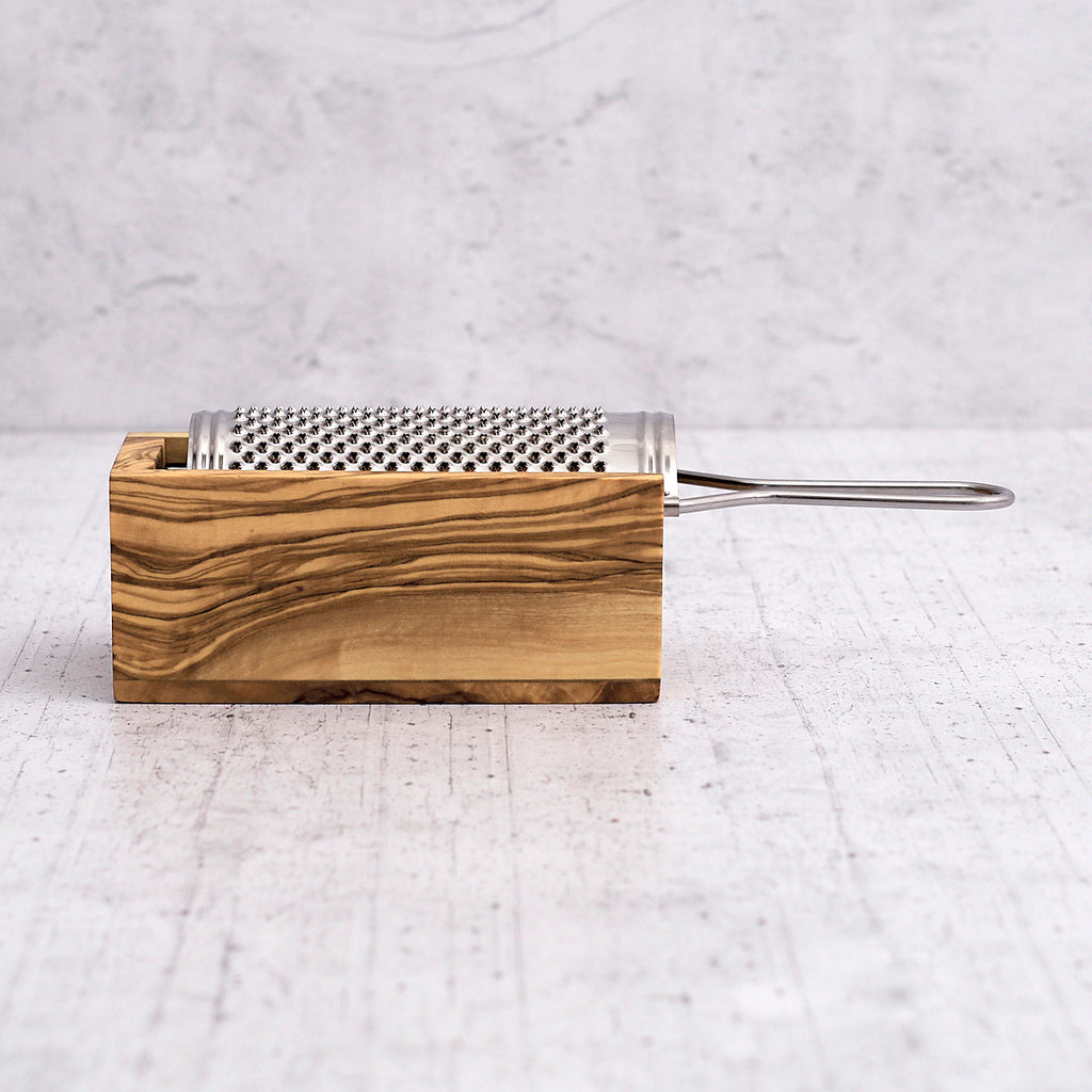 Grattugia box in legno di olivo