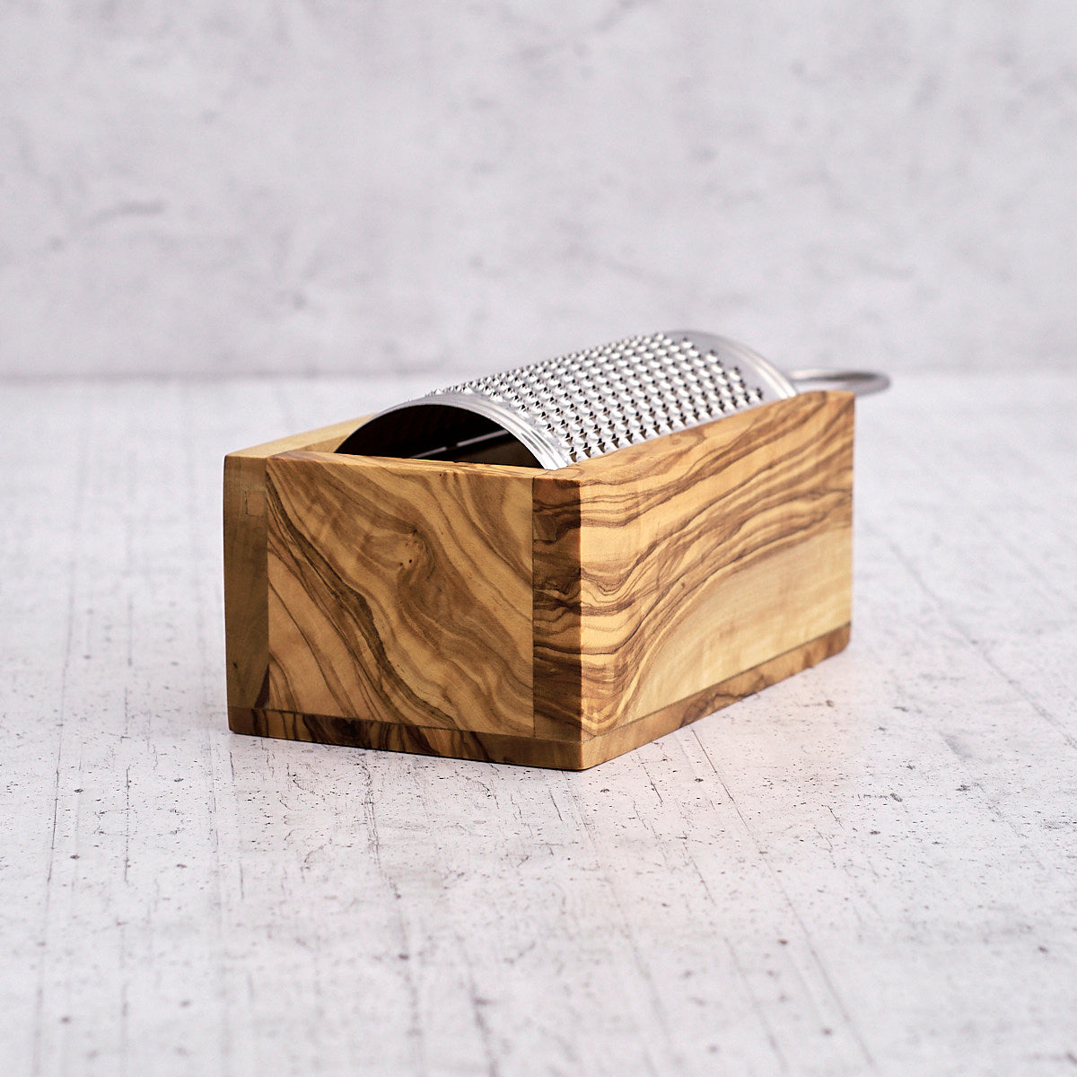 Grattugia box in legno di olivo