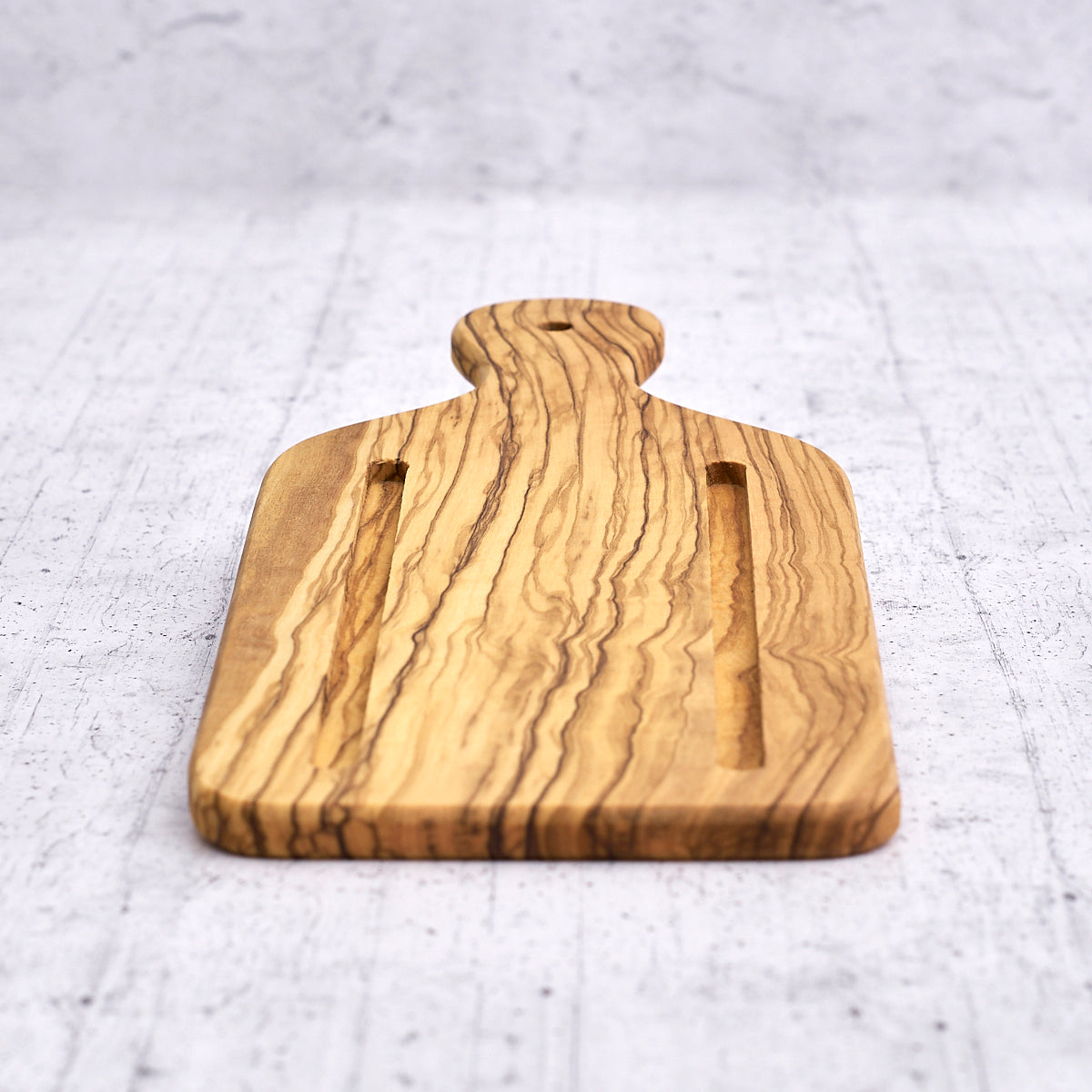 Grattugia tagliere in legno di olivo e acciaio