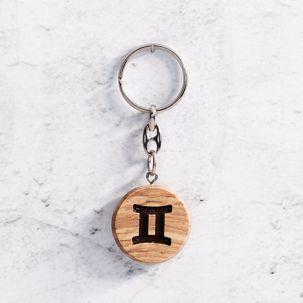 Porta chiavi segno zodiacale “Gemelli”