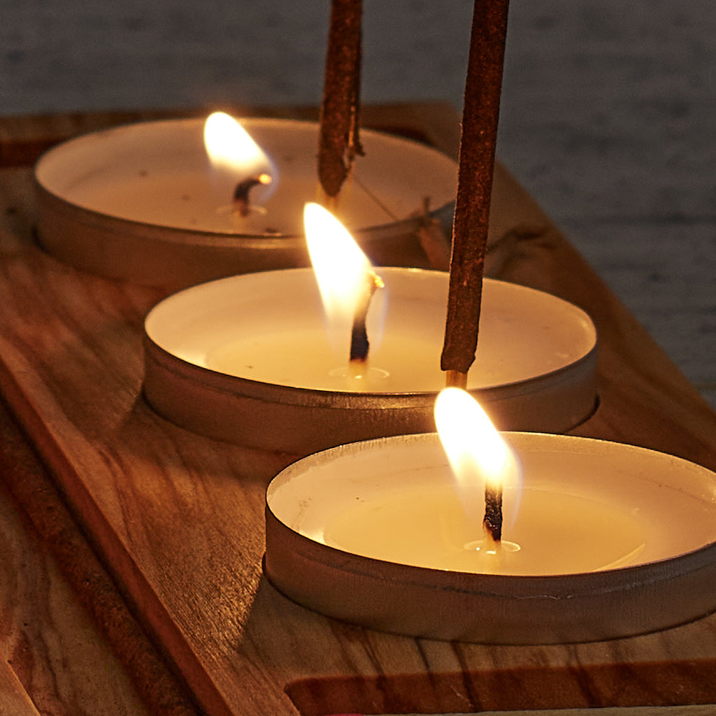 Porta candele e incenso