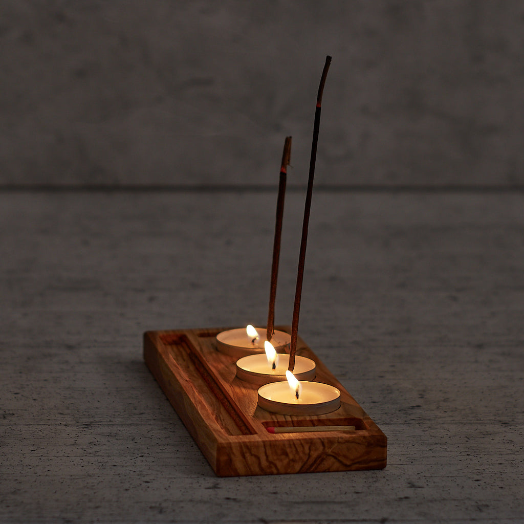 Porta candele e incenso