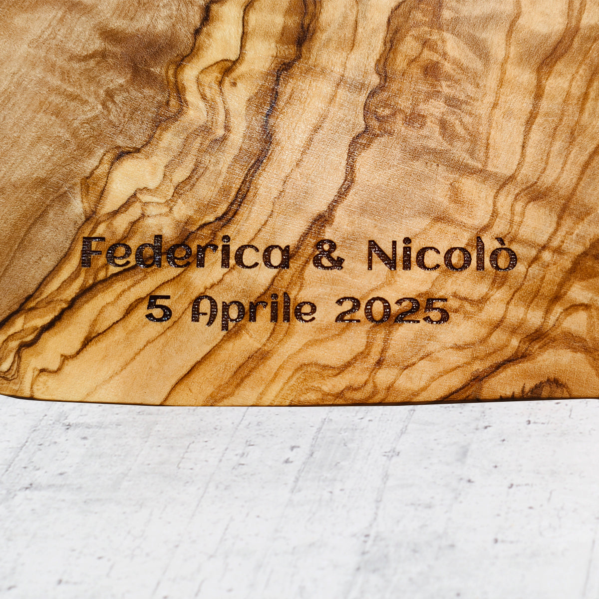 Tau con Benedizione di San Francesco in legno di olivo
