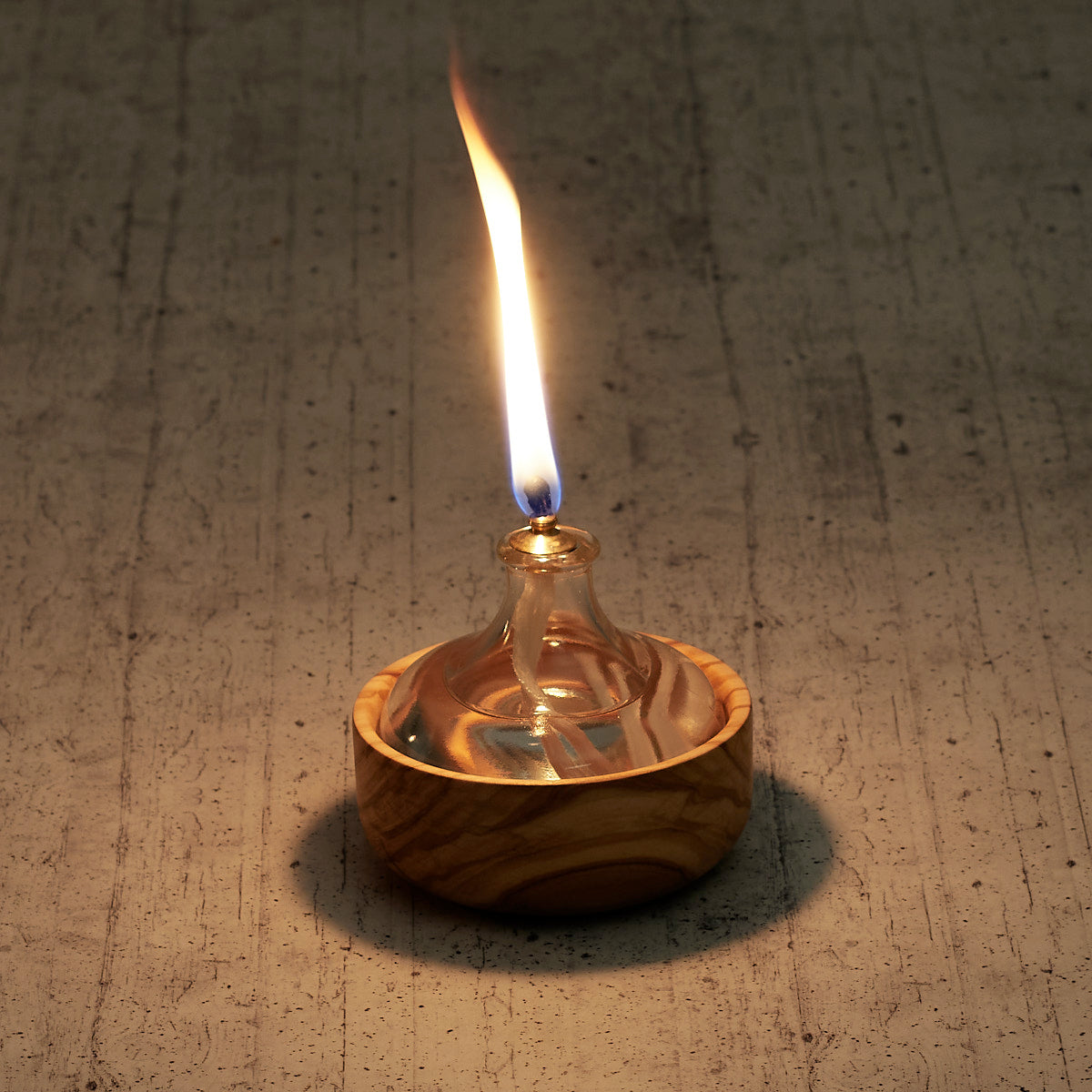 Lampada porta olio artigianale