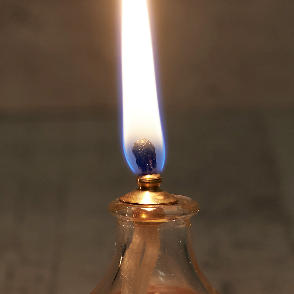 Lampada porta olio artigianale