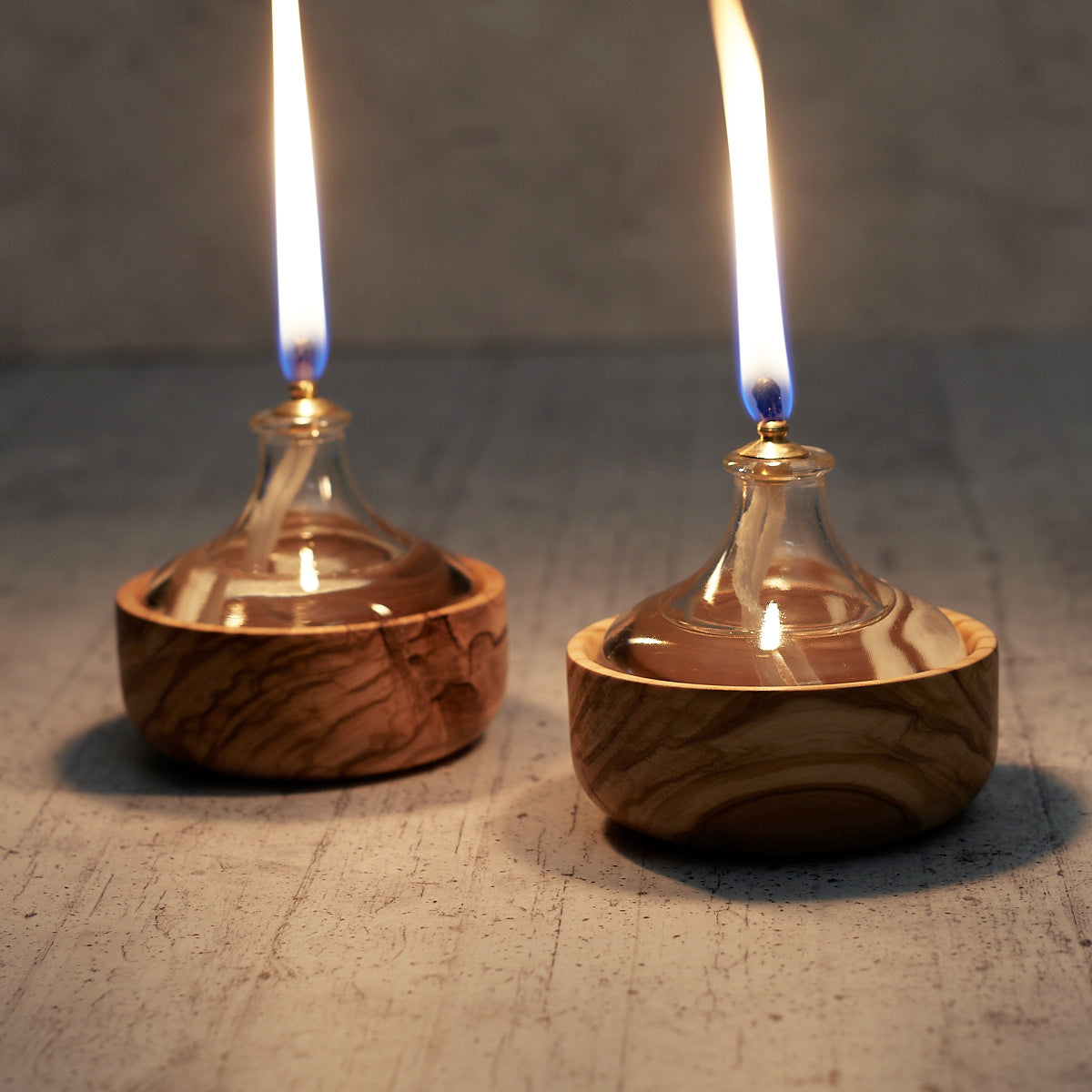 Lampada porta olio artigianale
