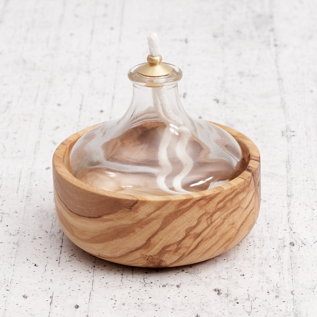 Lampada porta olio artigianale