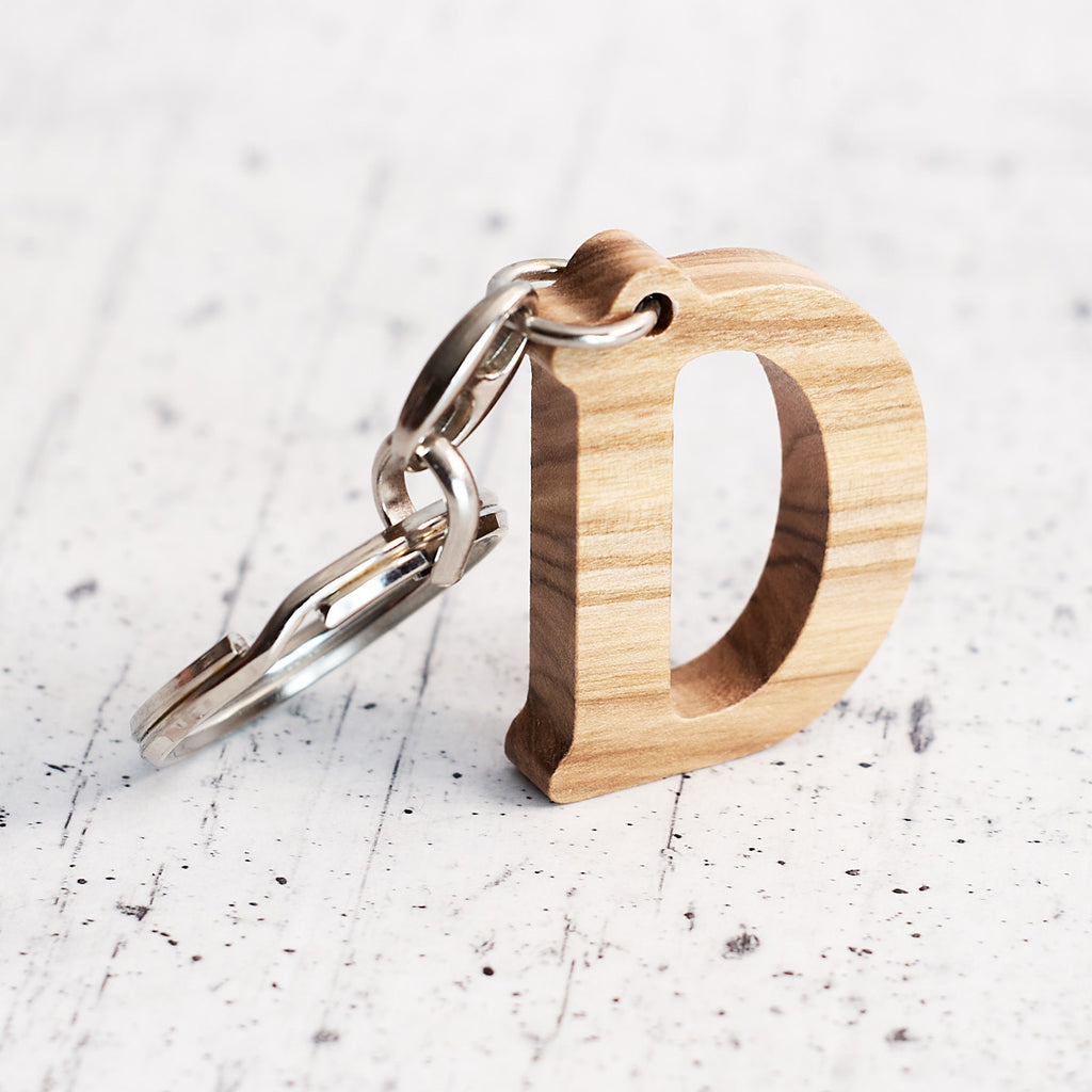 Portachiavi con iniziale “D”