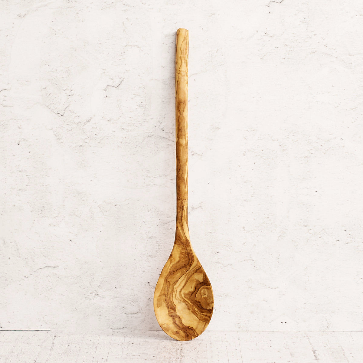 Mestolo manico tondo in legno di olivo