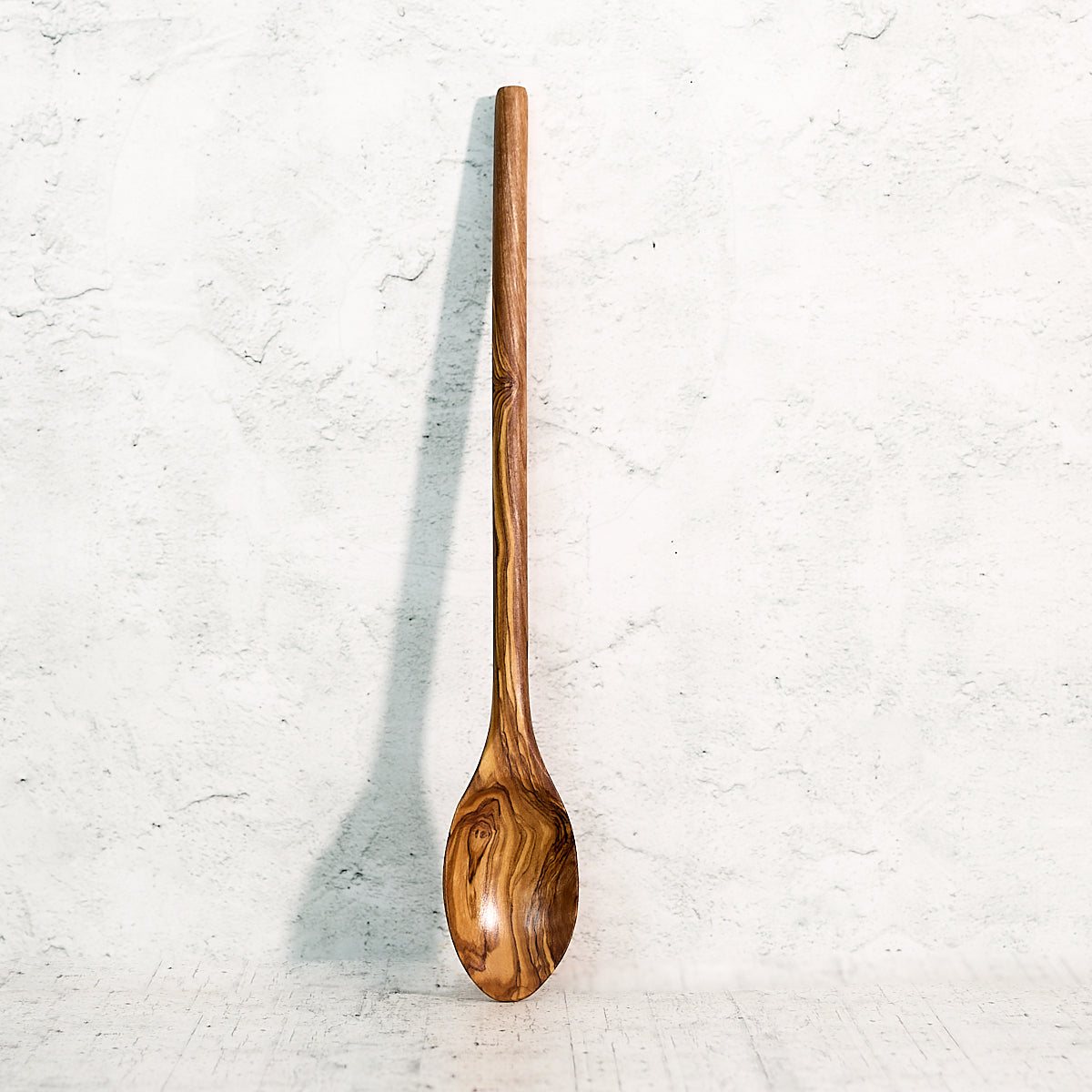 Mestolo manico tondo in legno di olivo