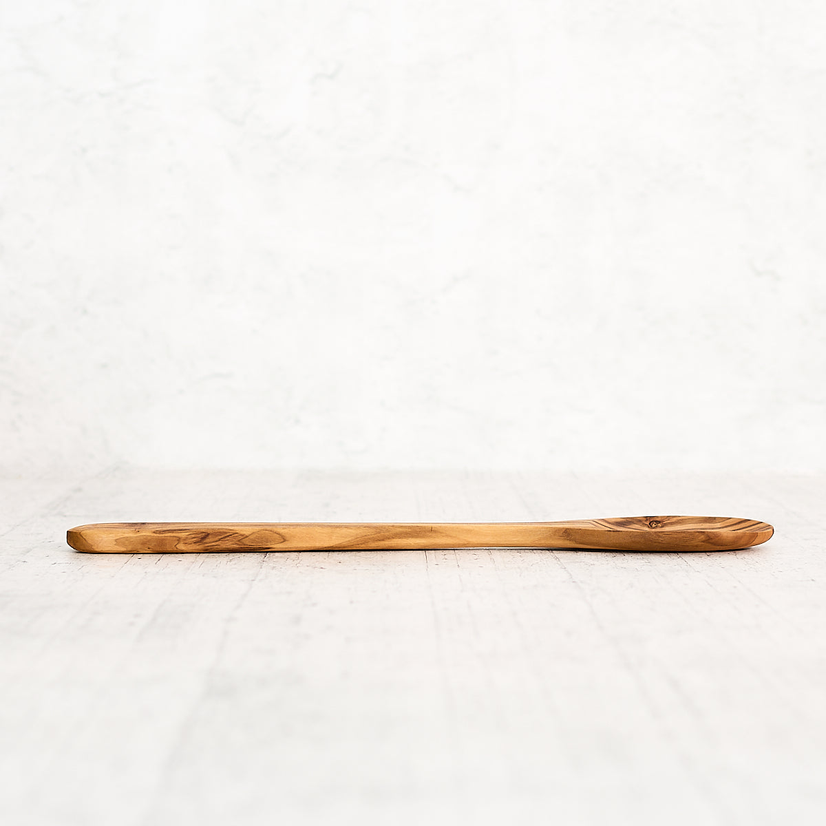 Mestolo manico piatto in legno di olivo