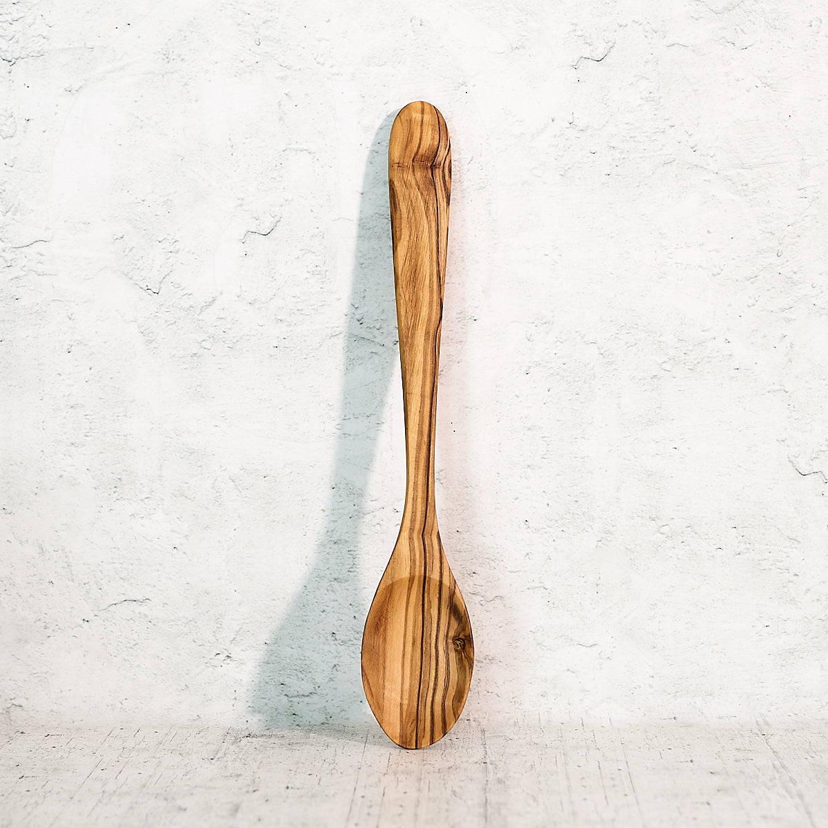 Mestolo manico piatto in legno di olivo