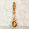 Flat-Handle Olive Wood Spoon
