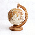 Mappamondo in legno di olivo