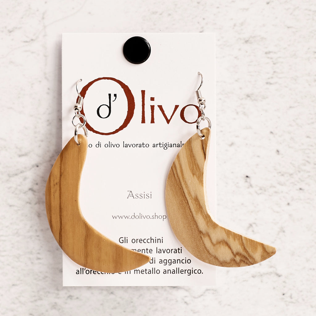Orecchini in legno Greta