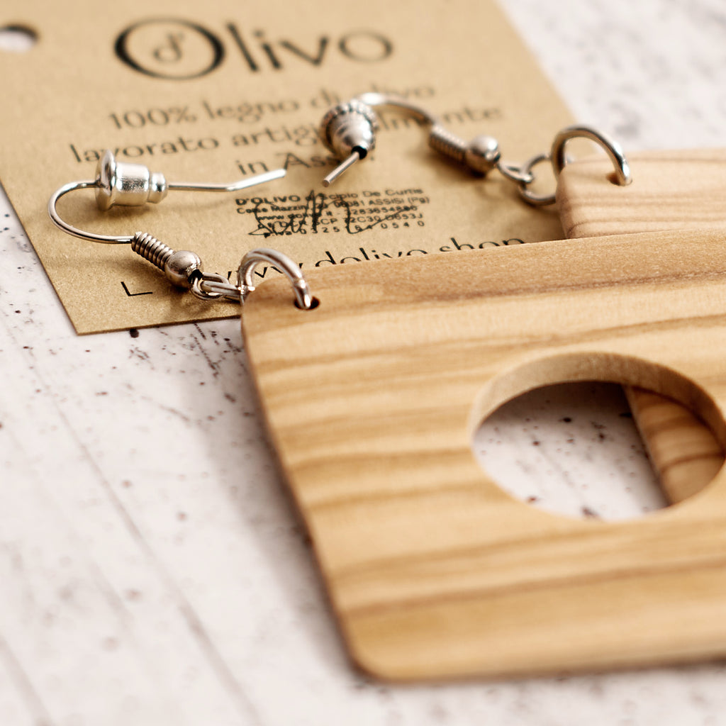 Orecchini in legno Marta