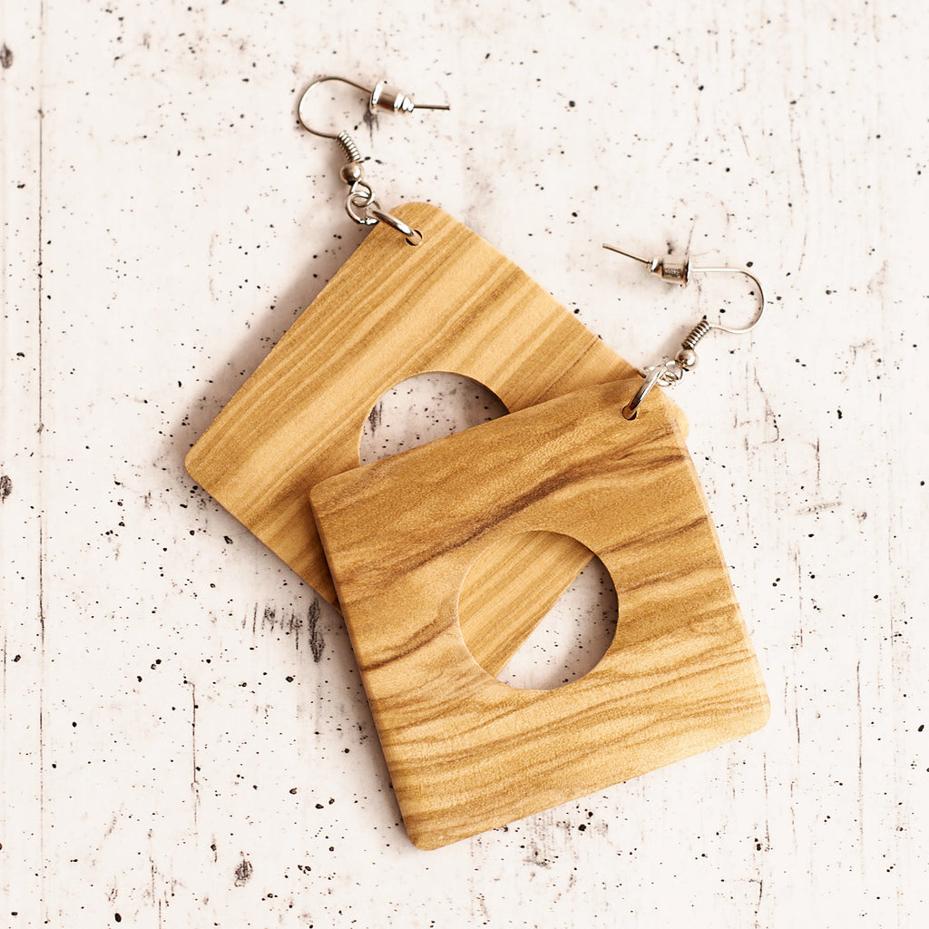 Orecchini in legno Marta