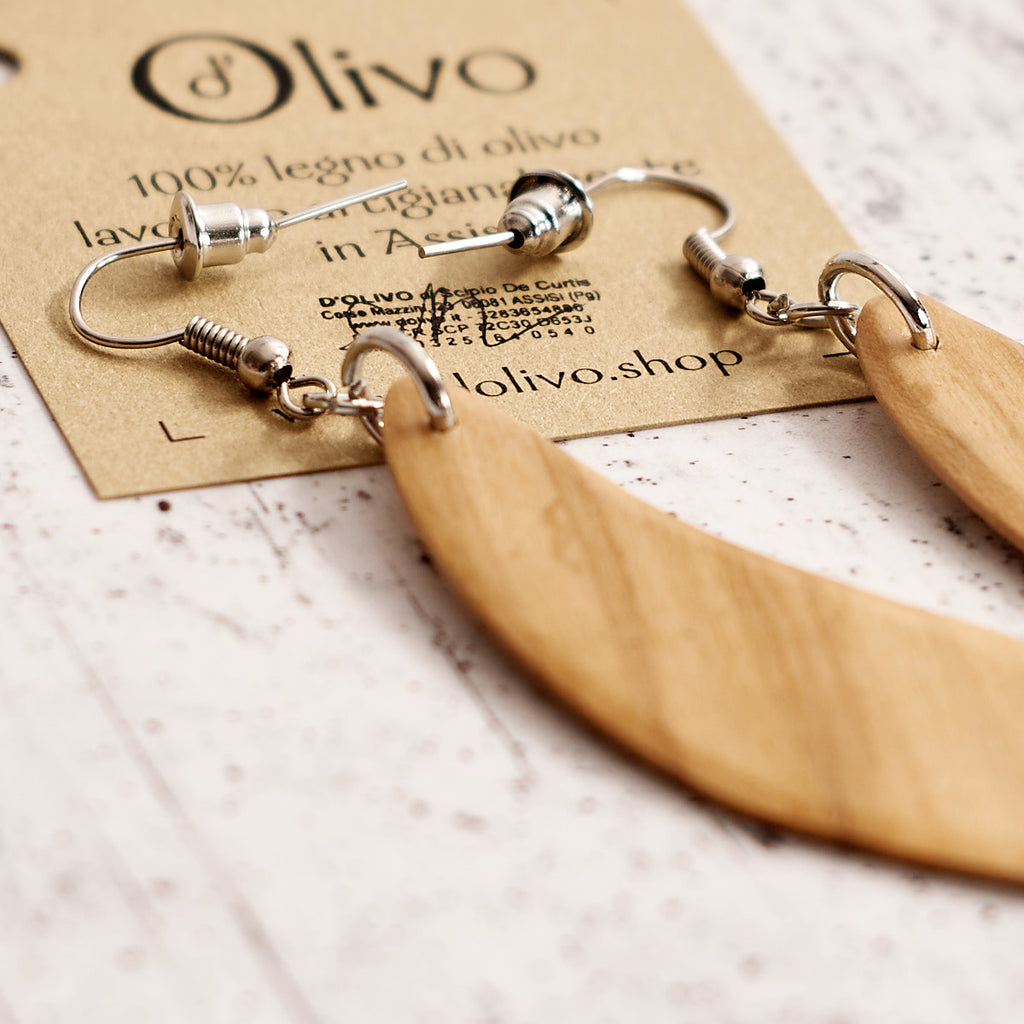 Orecchini in legno Francesca