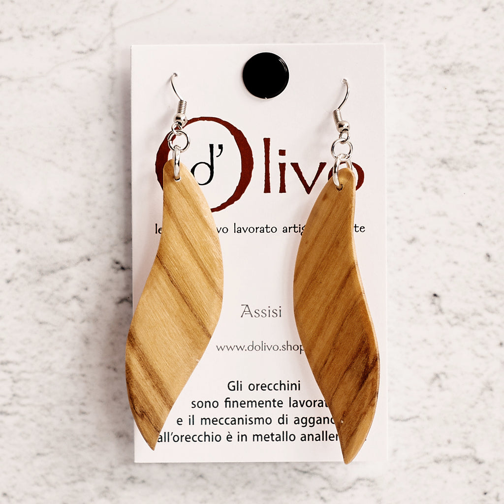 Orecchini in legno Francesca