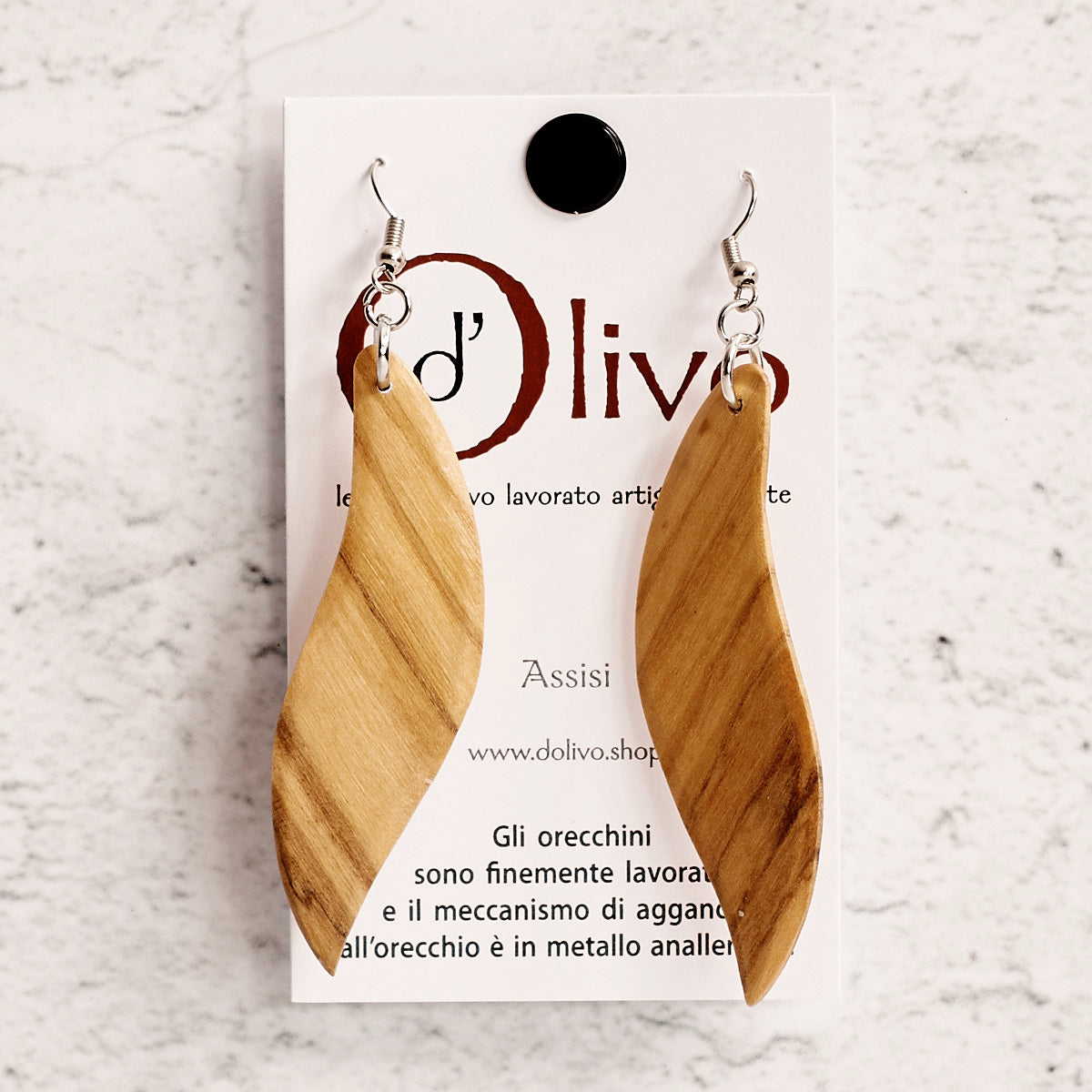 Orecchini in legno Francesca