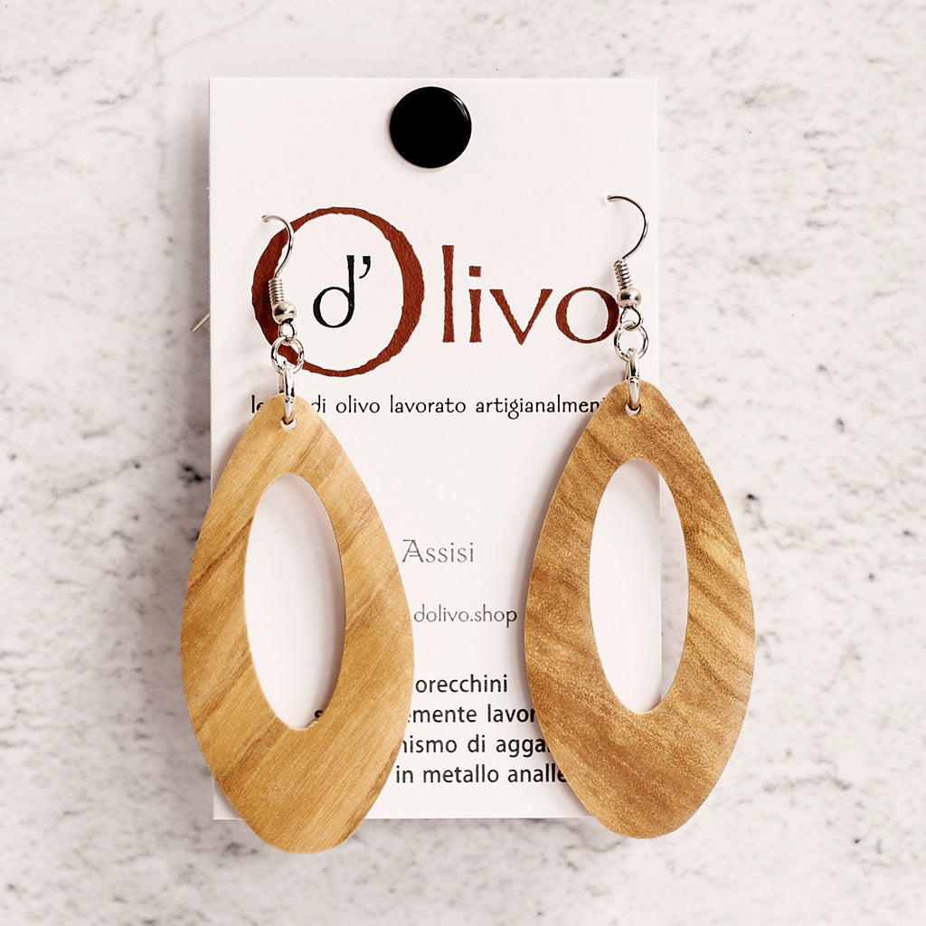 Orecchini in legno Ginevra