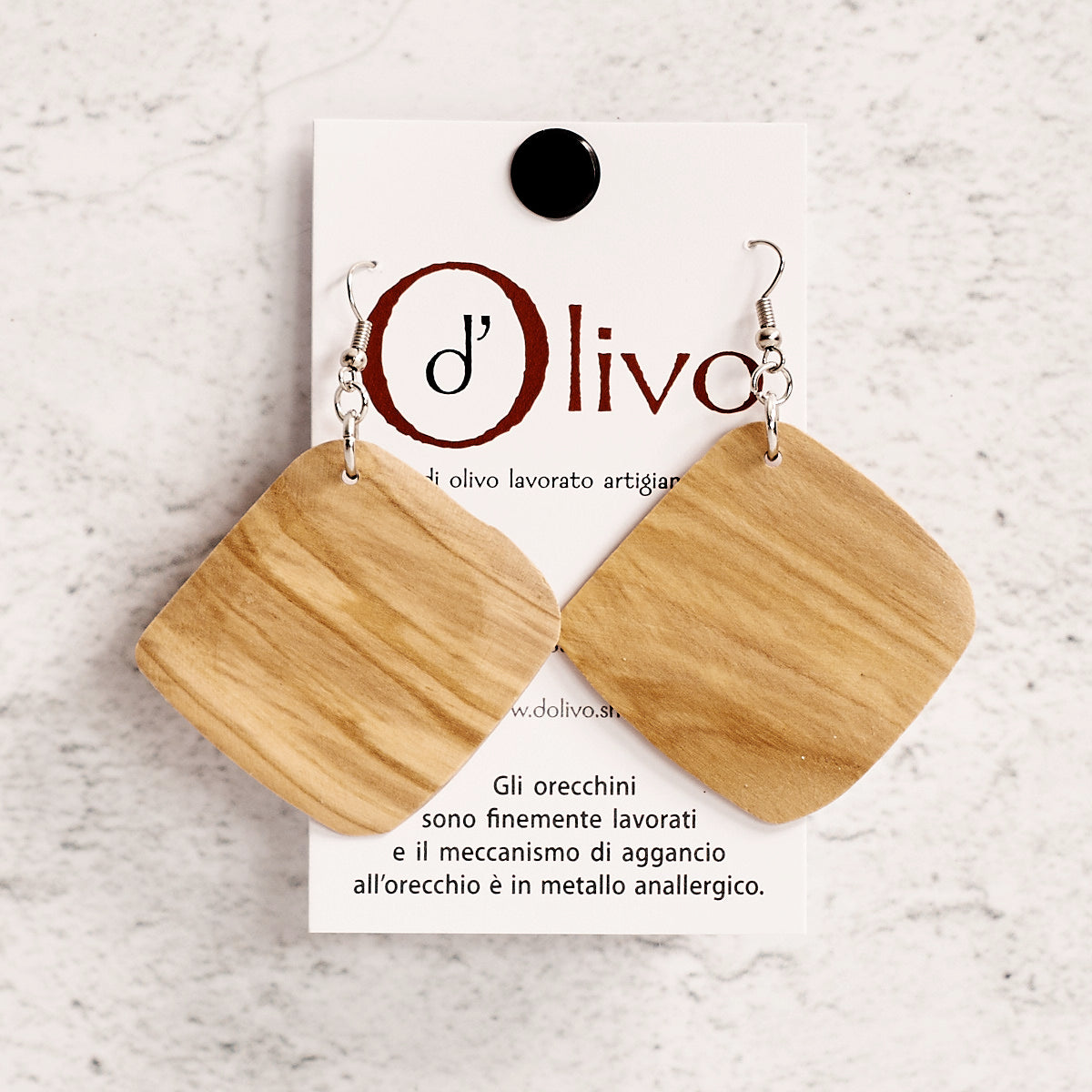 Orecchini in legno Paola