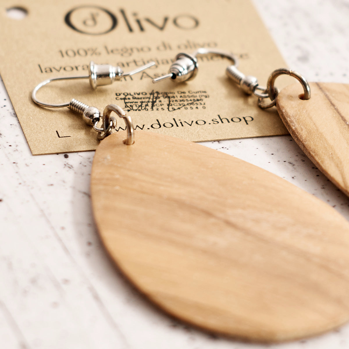 Orecchini in legno Lucia