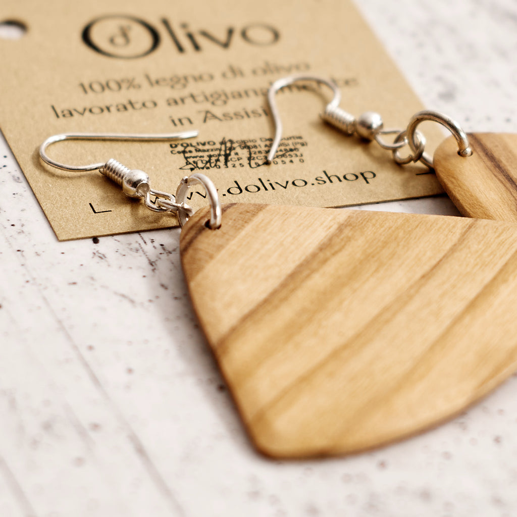 Orecchini in legno Sara