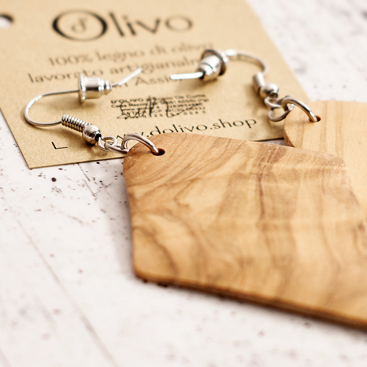 Orecchini in legno Chiara