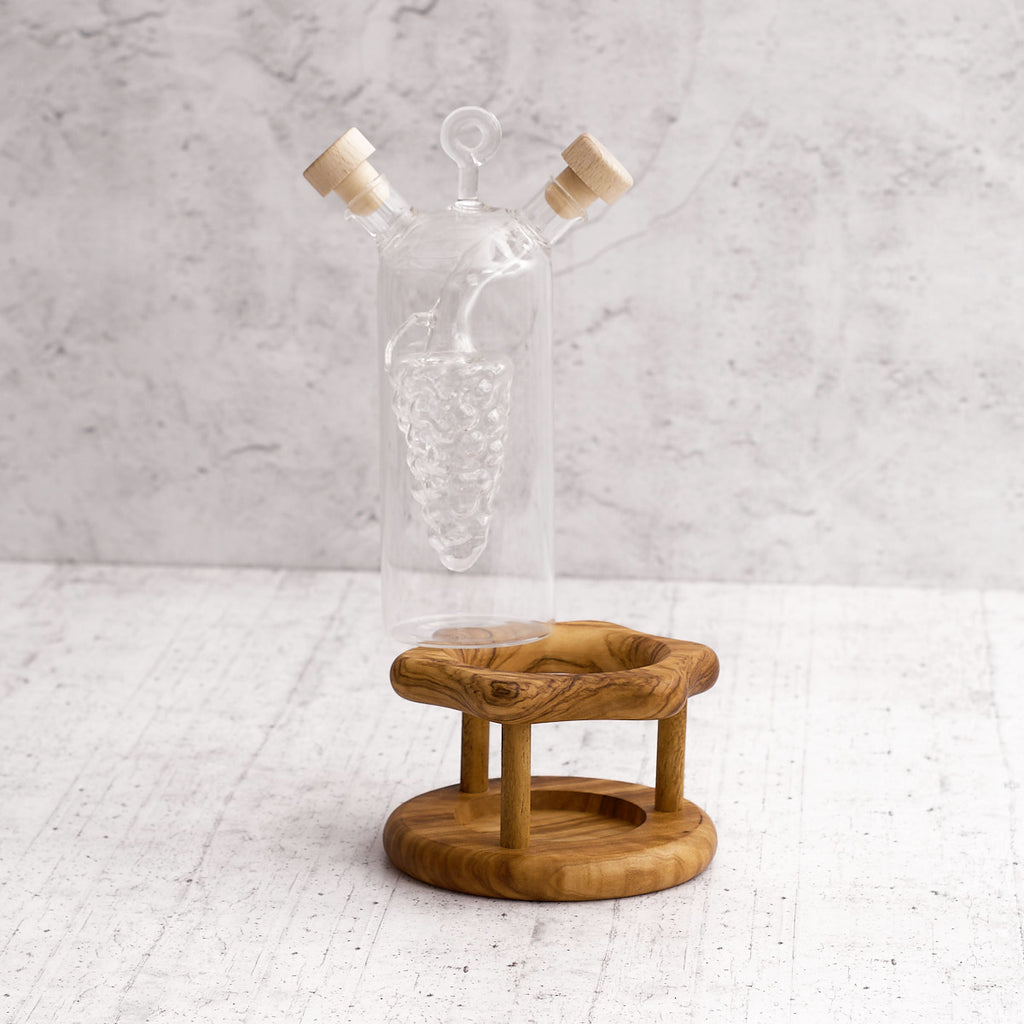 Oliera "Firenze" in legno di olivo
